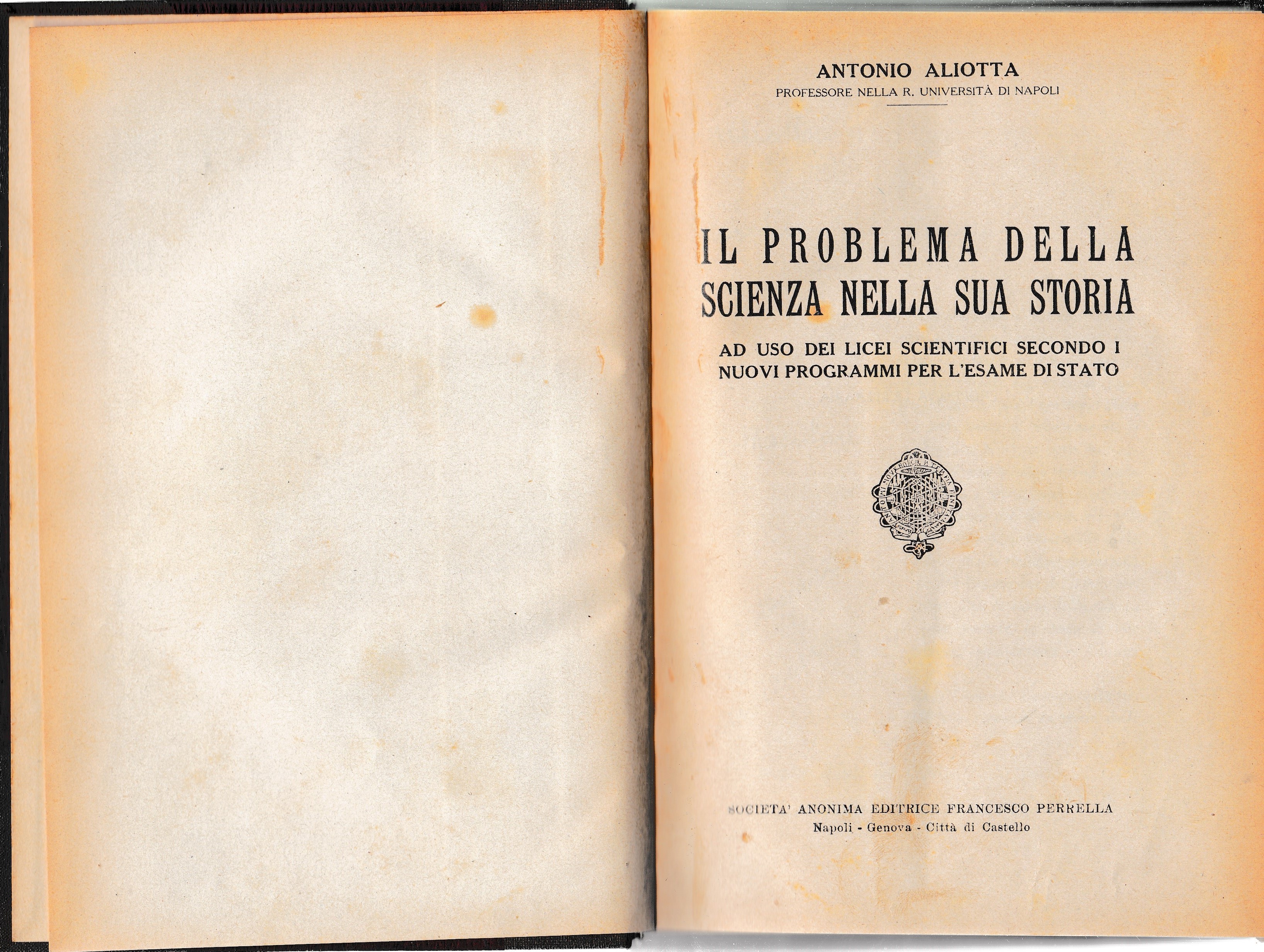 Il problema della scienza nella sua storia - La vita …
