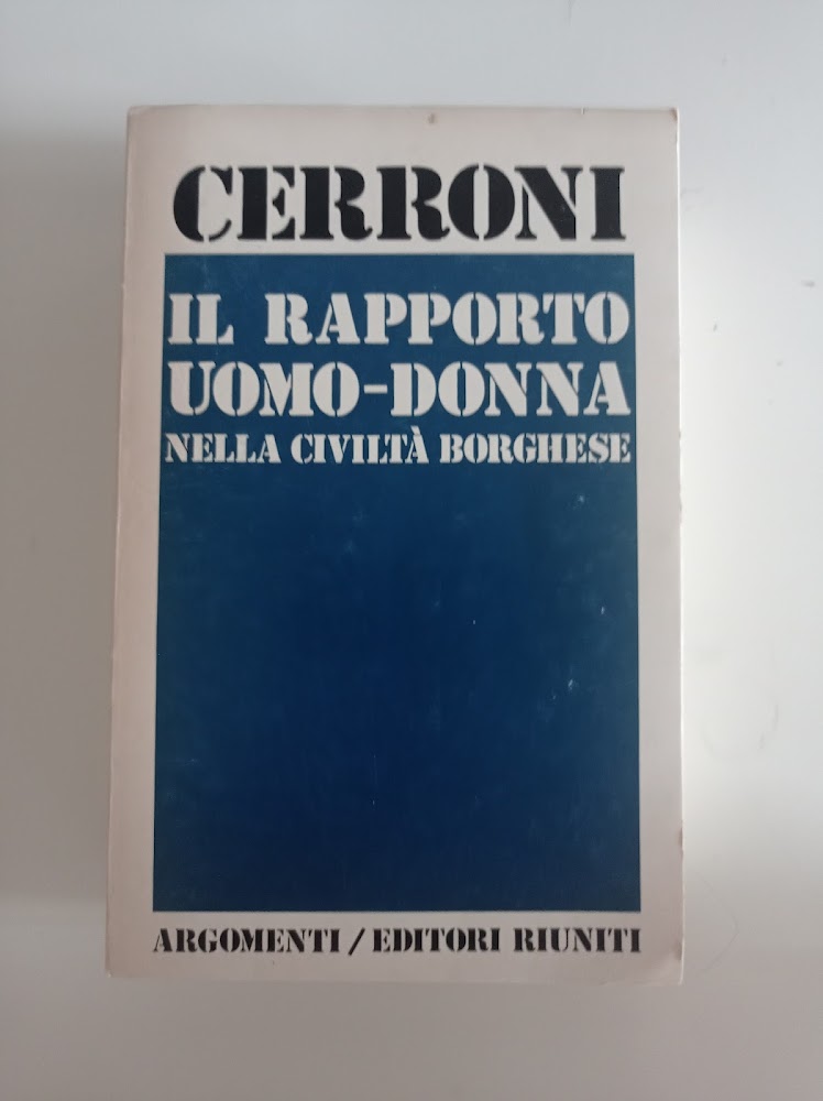 Il rapporto uomo - donna nella civiltà borghese