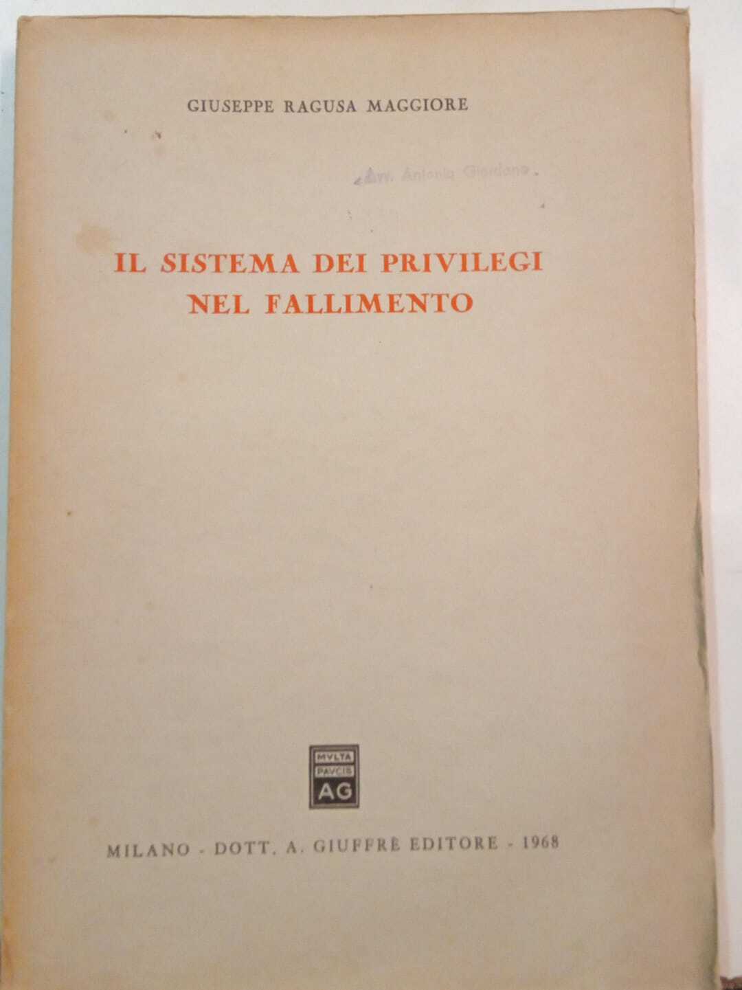 Il sistema dei privilegi nel fallimento