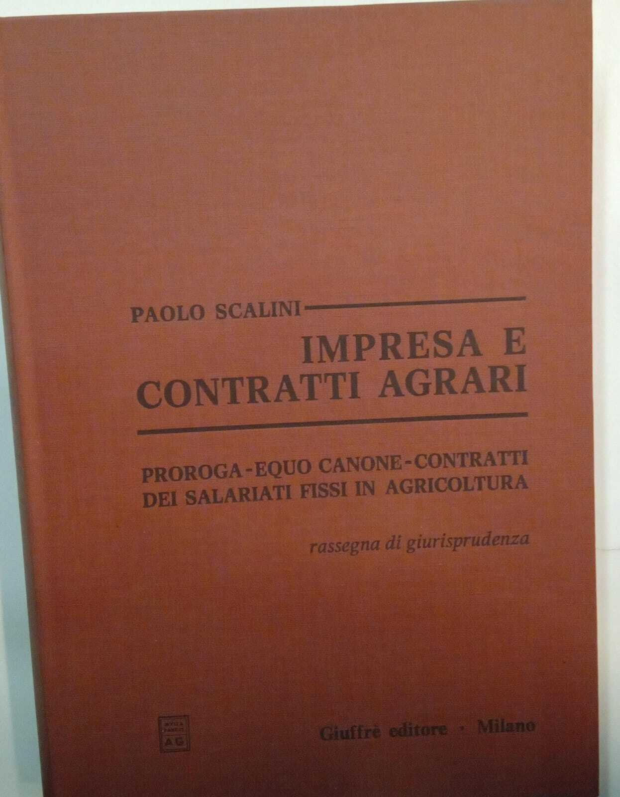 Impresa e contratti agrari