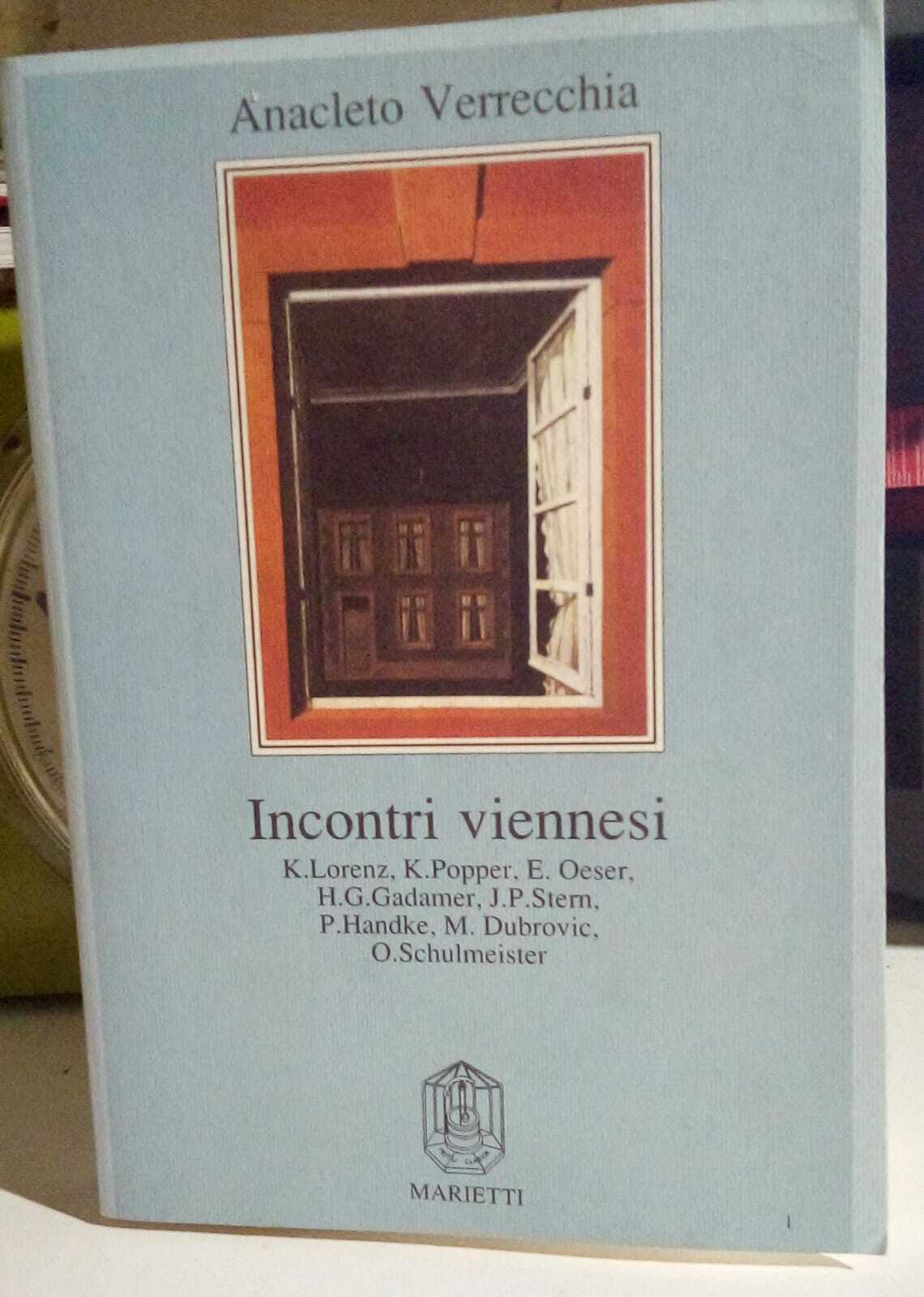 Incontri viennesi. K. Lorenz, K. Popper, E. Oesser, H. G. …