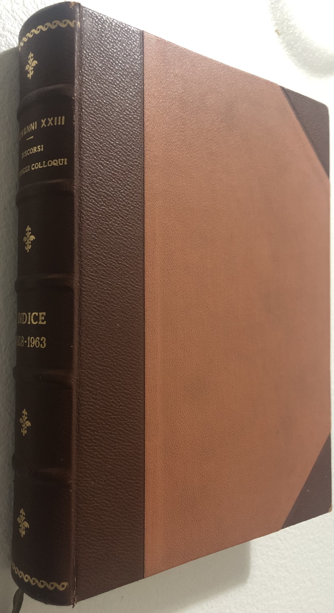 Indice delle materie contenute nei cinque volumi dei discorsi, messaggi, …