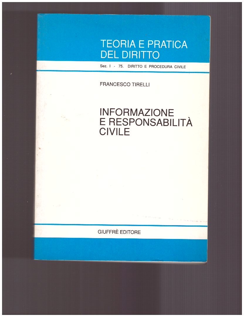 Informazione e responsabilità civile