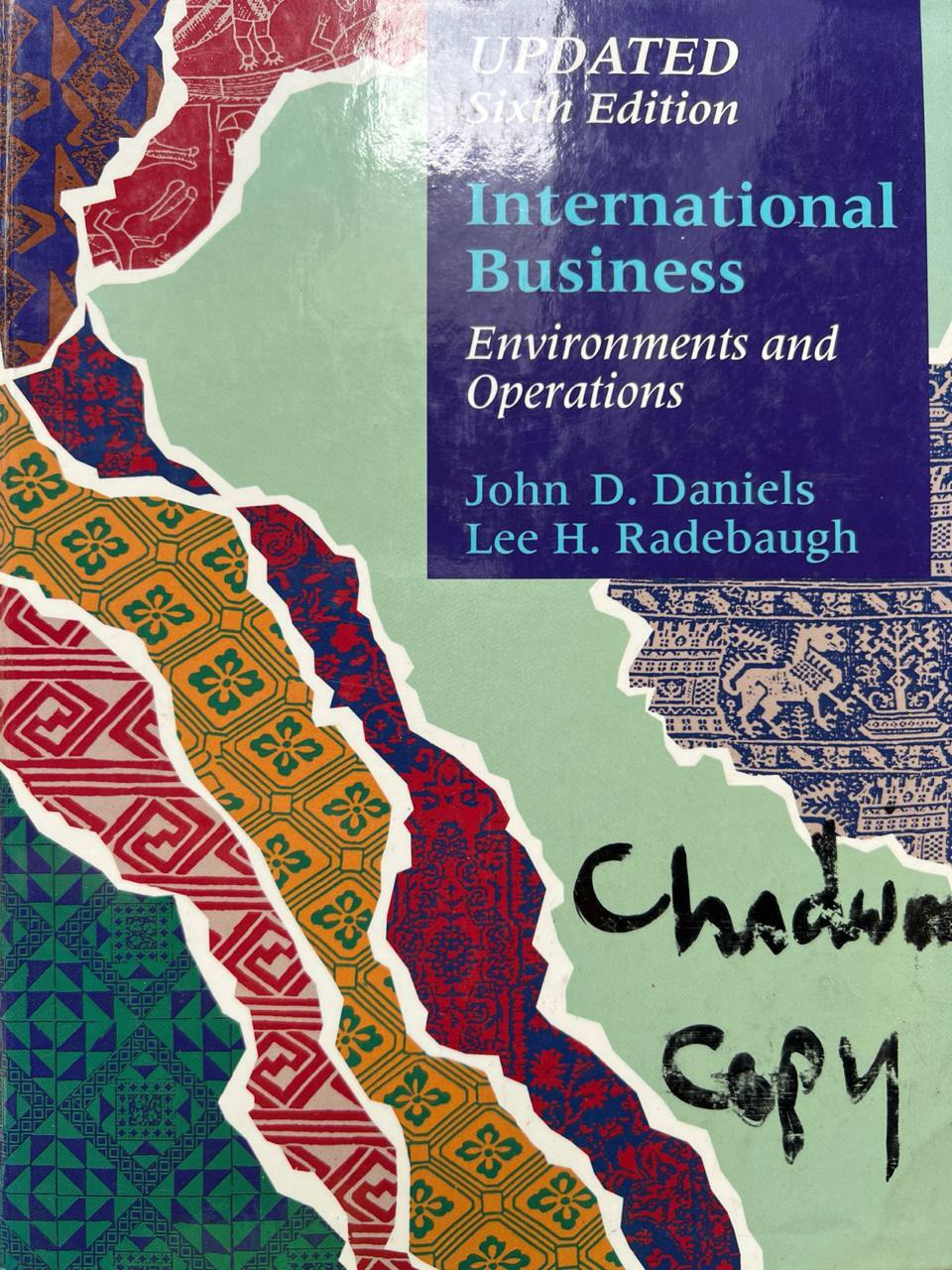 International business, Environments and operations