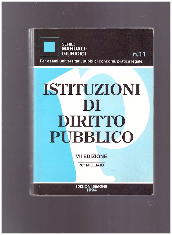 Istituzioni di DIritto Pubblico