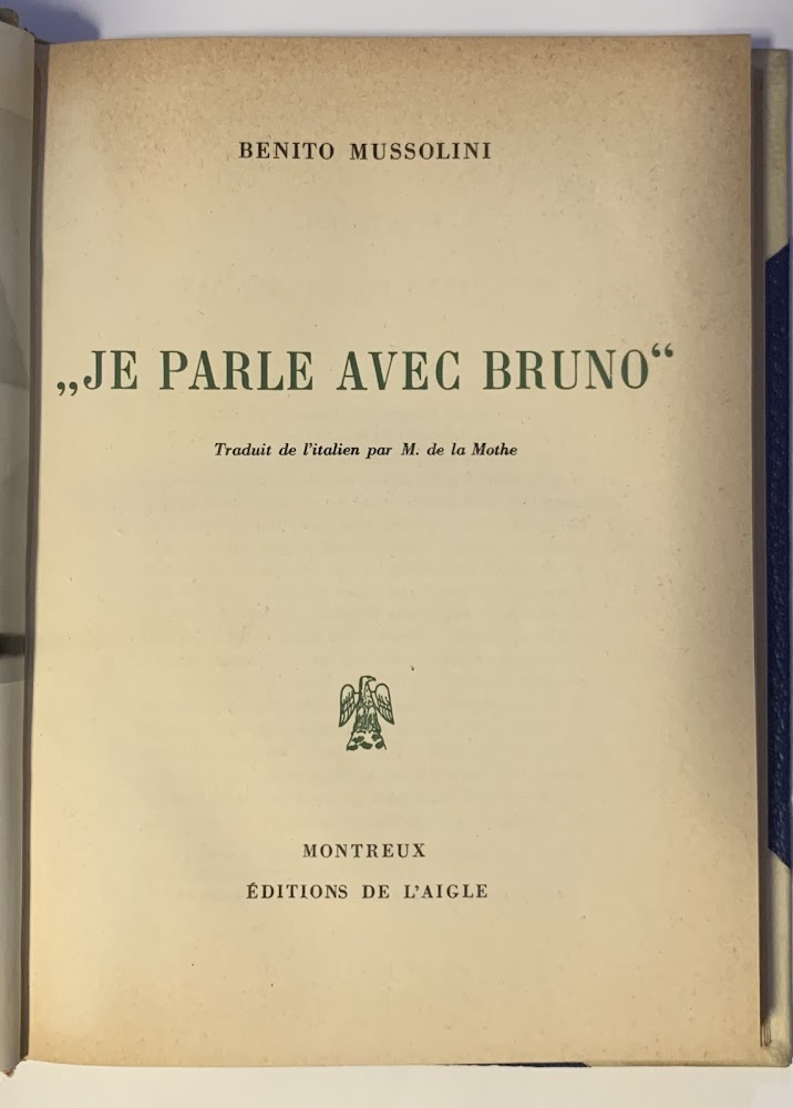 "Je parle avec Bruno"