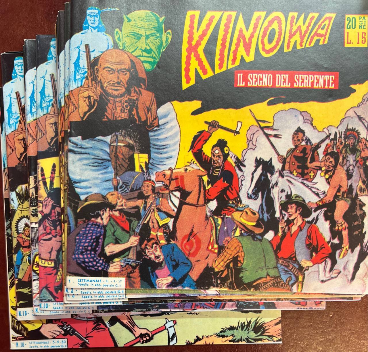 Kinowa. Ristampa anastatica Serie I 1977 (da n^ 1 a …