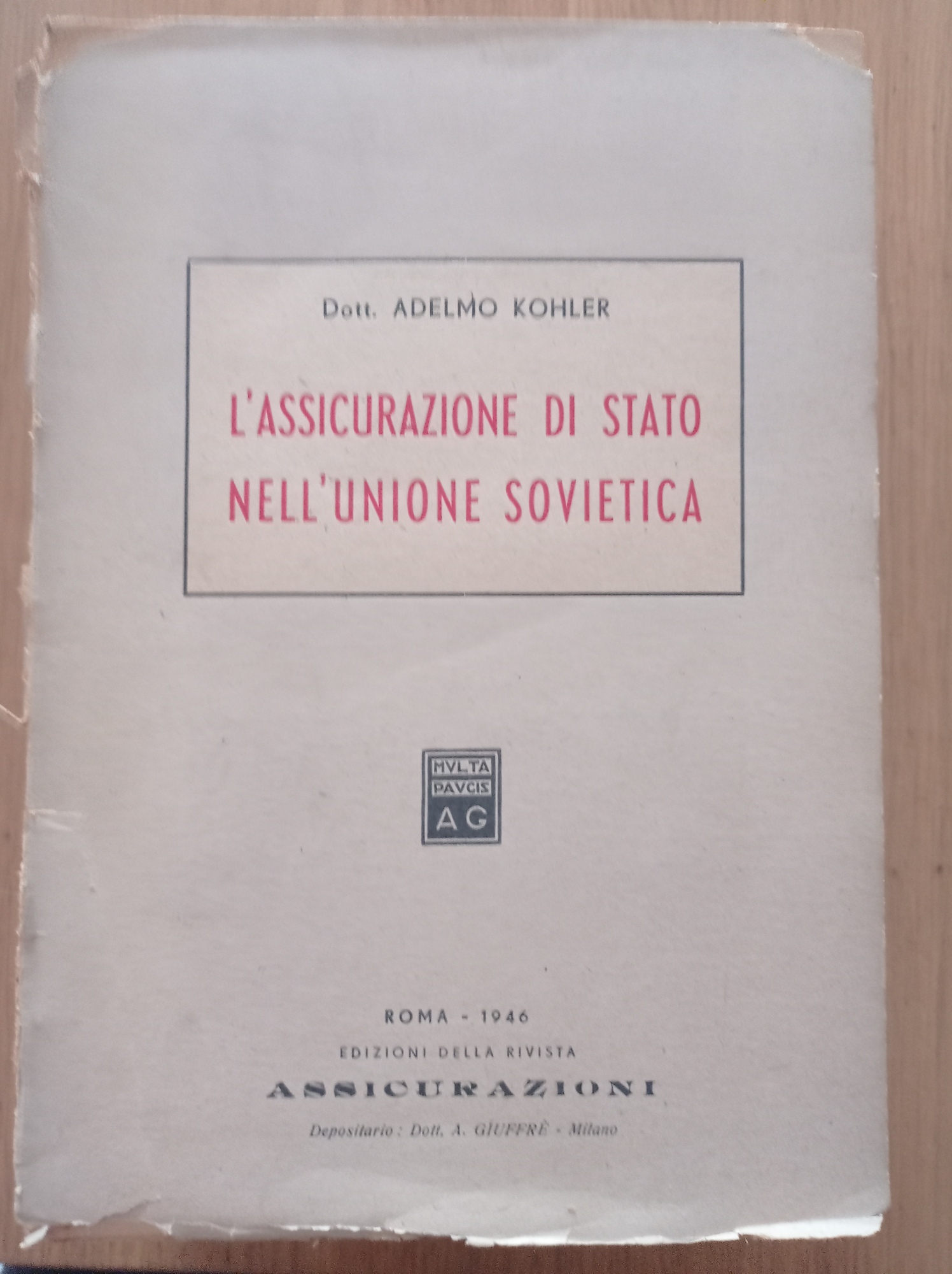 L' assicurazione di Stato nell'Unione Sovietica