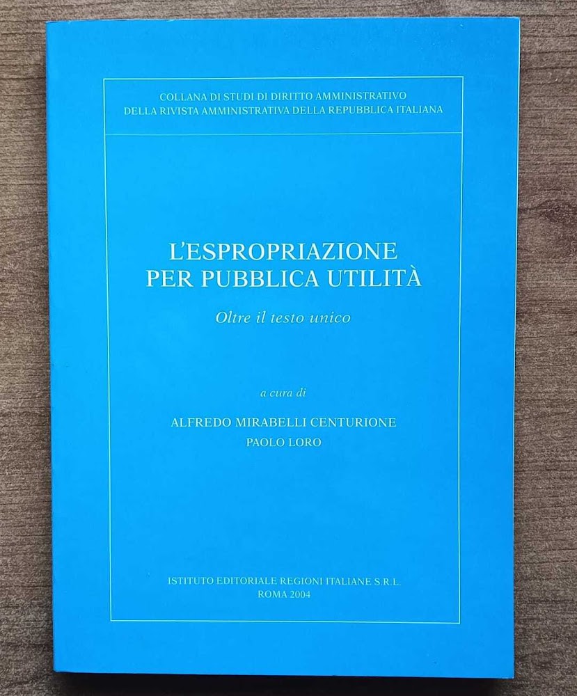 l'espropriazione per pubblica utilità