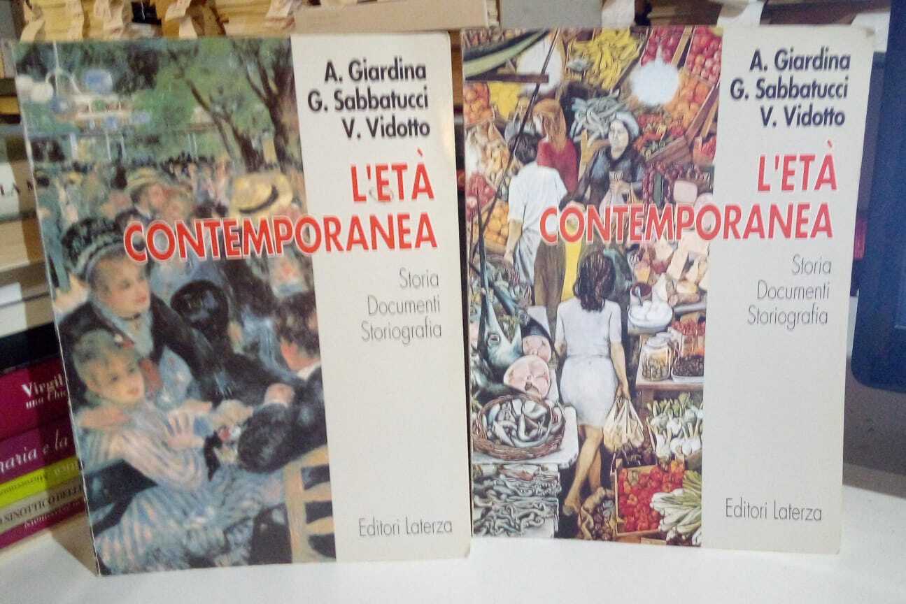 L'età contemporanea, due volumi.