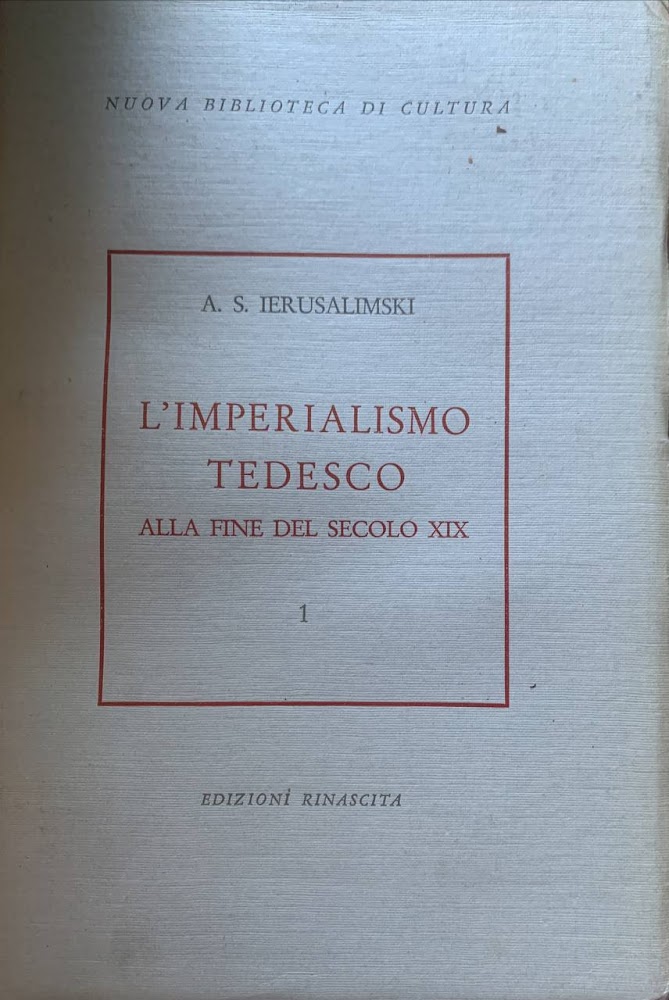 L'imperialismo tedesco alla fine del secolo XIX