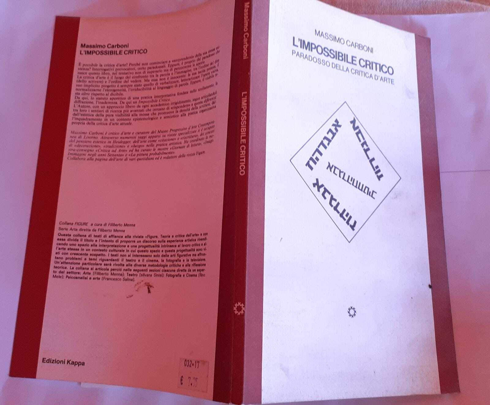 L'impossibile critico paradosso della critica d'arte