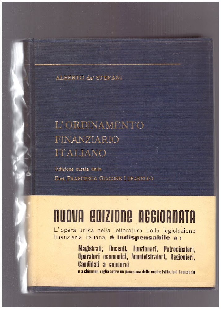 L'ordinamento finanziario italiano