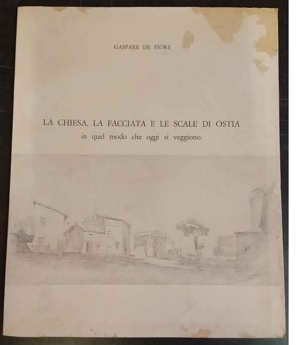 La chiesa, la facciata e le scale di Ostia in …