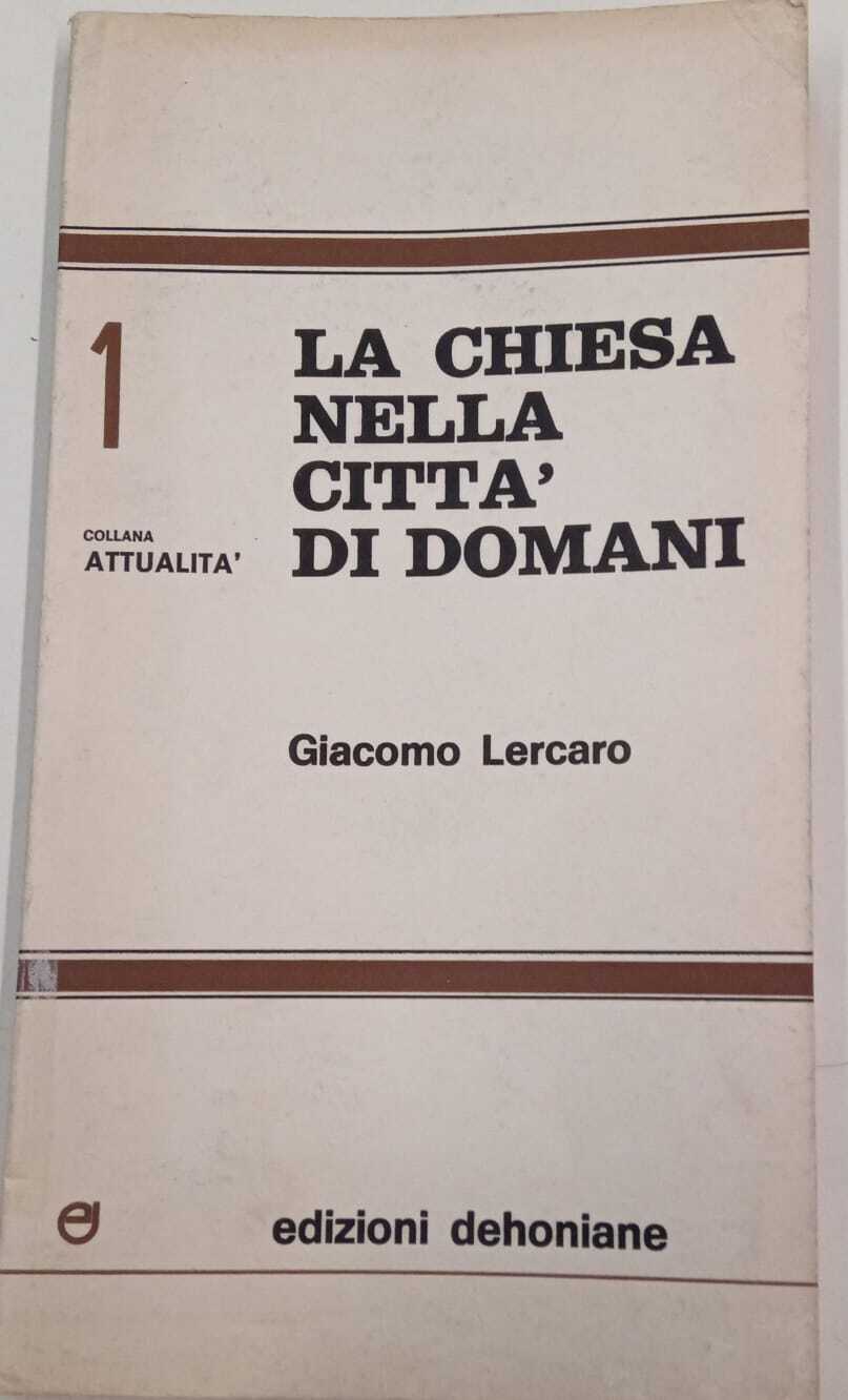 La chiesa nella città di domani