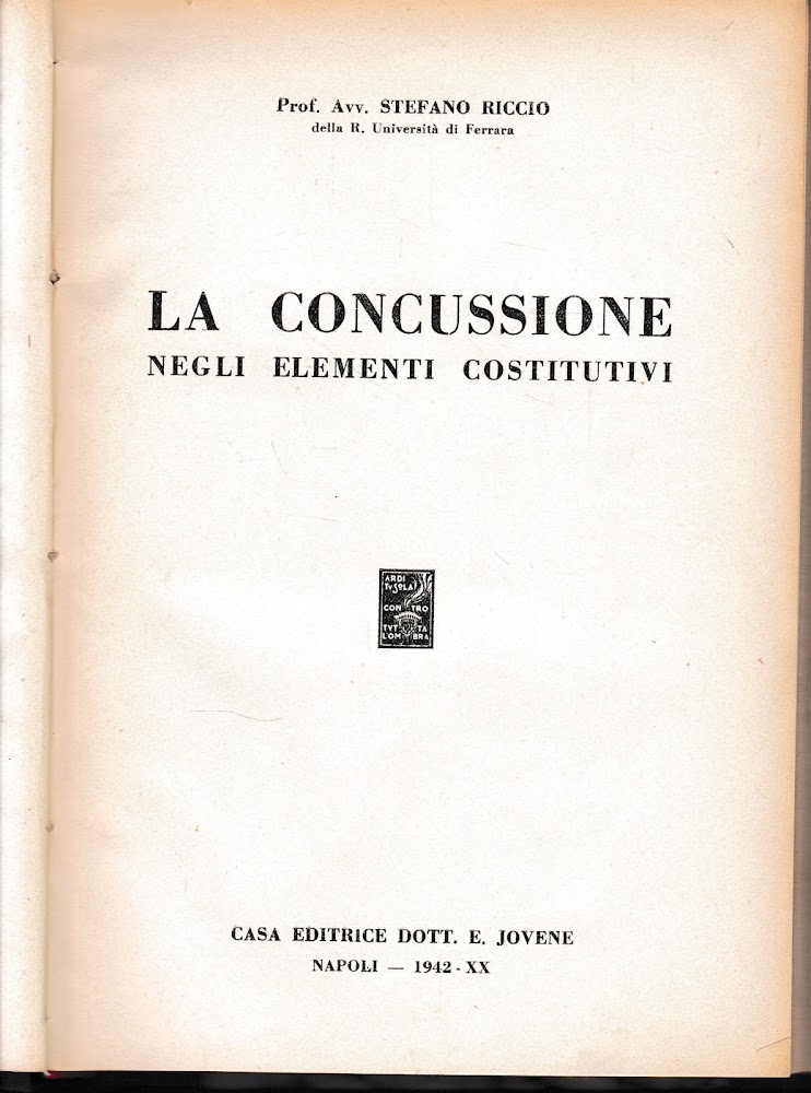 La concussione negli elementi costitutivi.