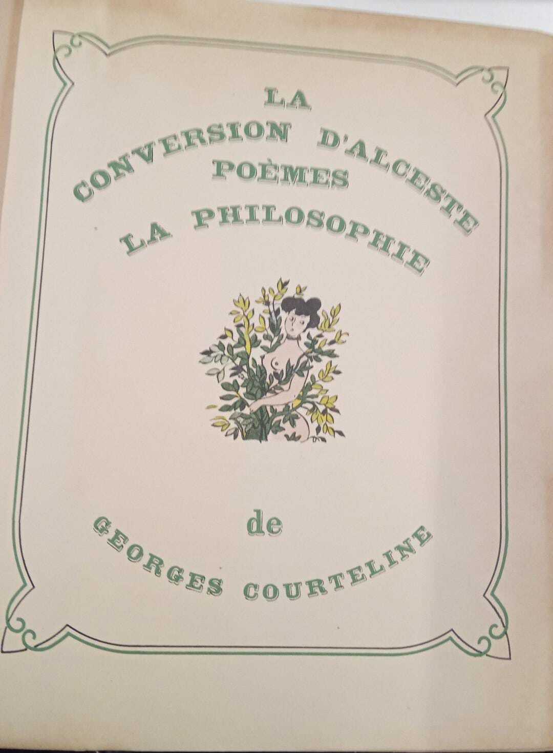 La conversion d'Alceste, Poèmes, La philosophie