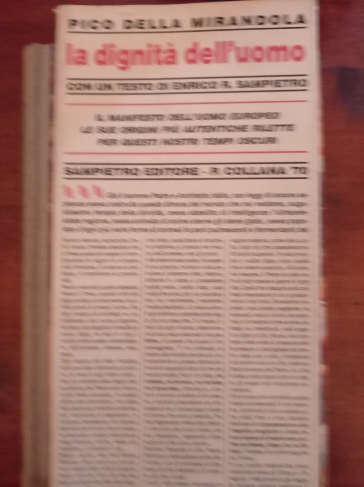 La dignità dell'uomo