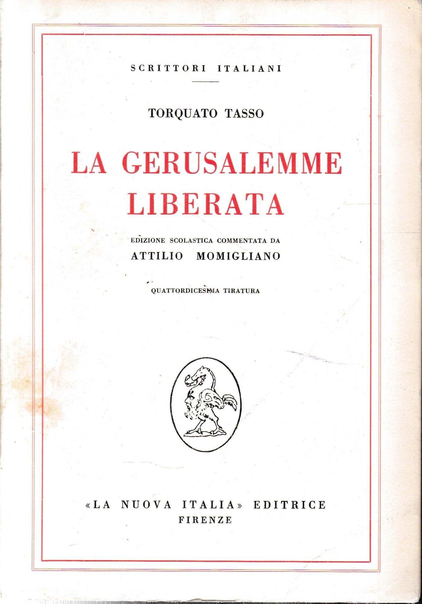 La Gerusalemme Liberata.