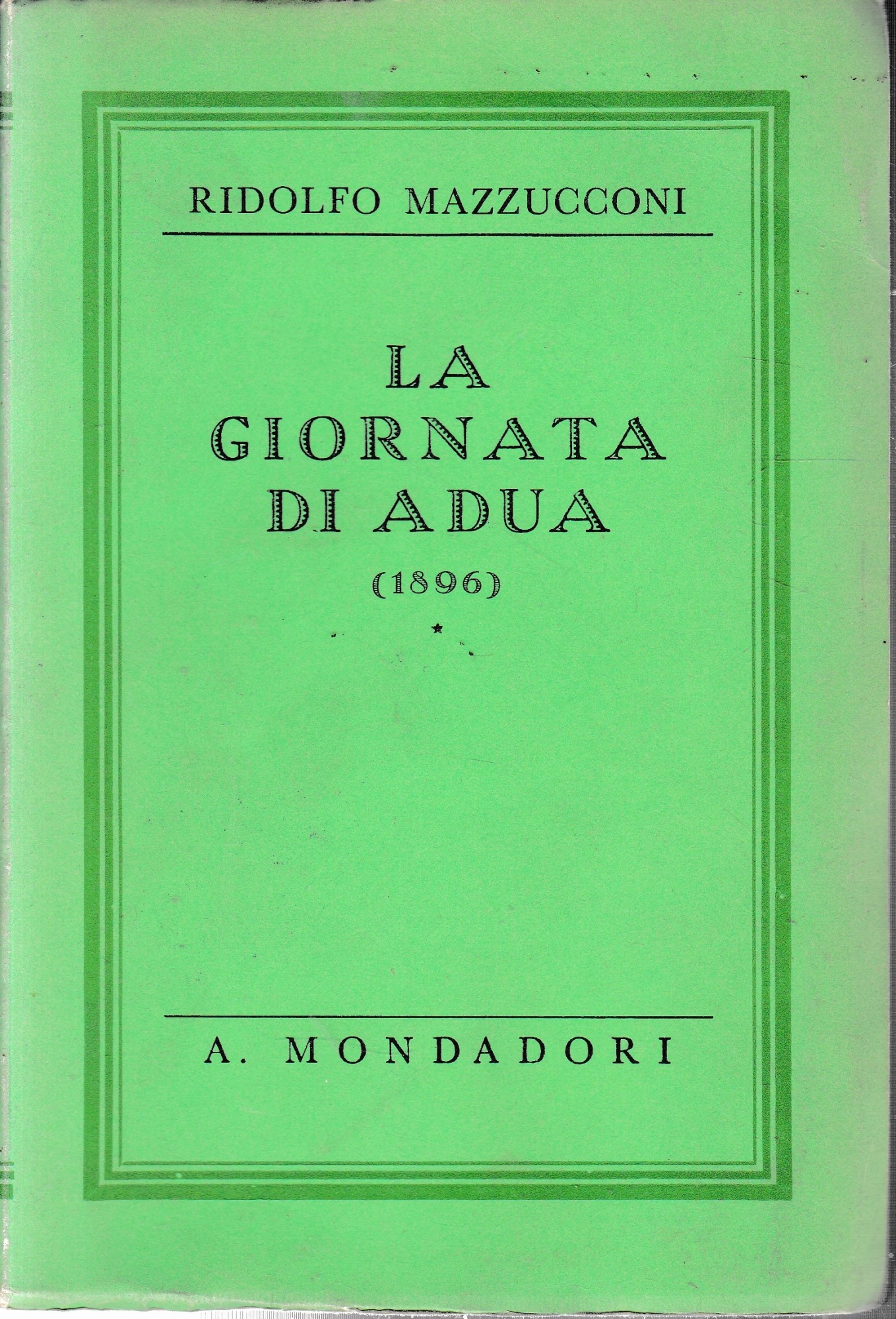 La giornata di Adua (1896).