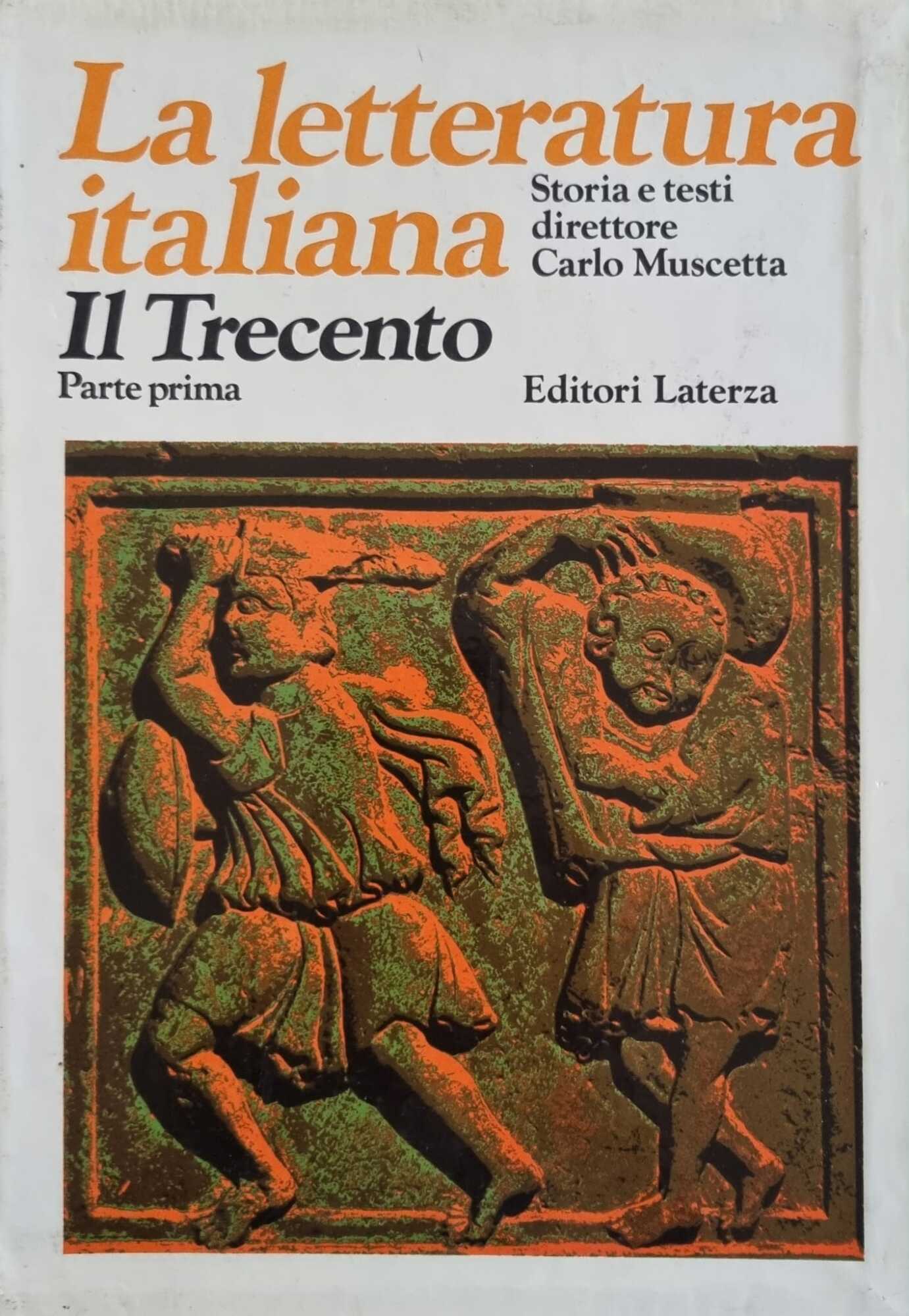 La letteratra italiana Il trecento Parte prima.Vol II