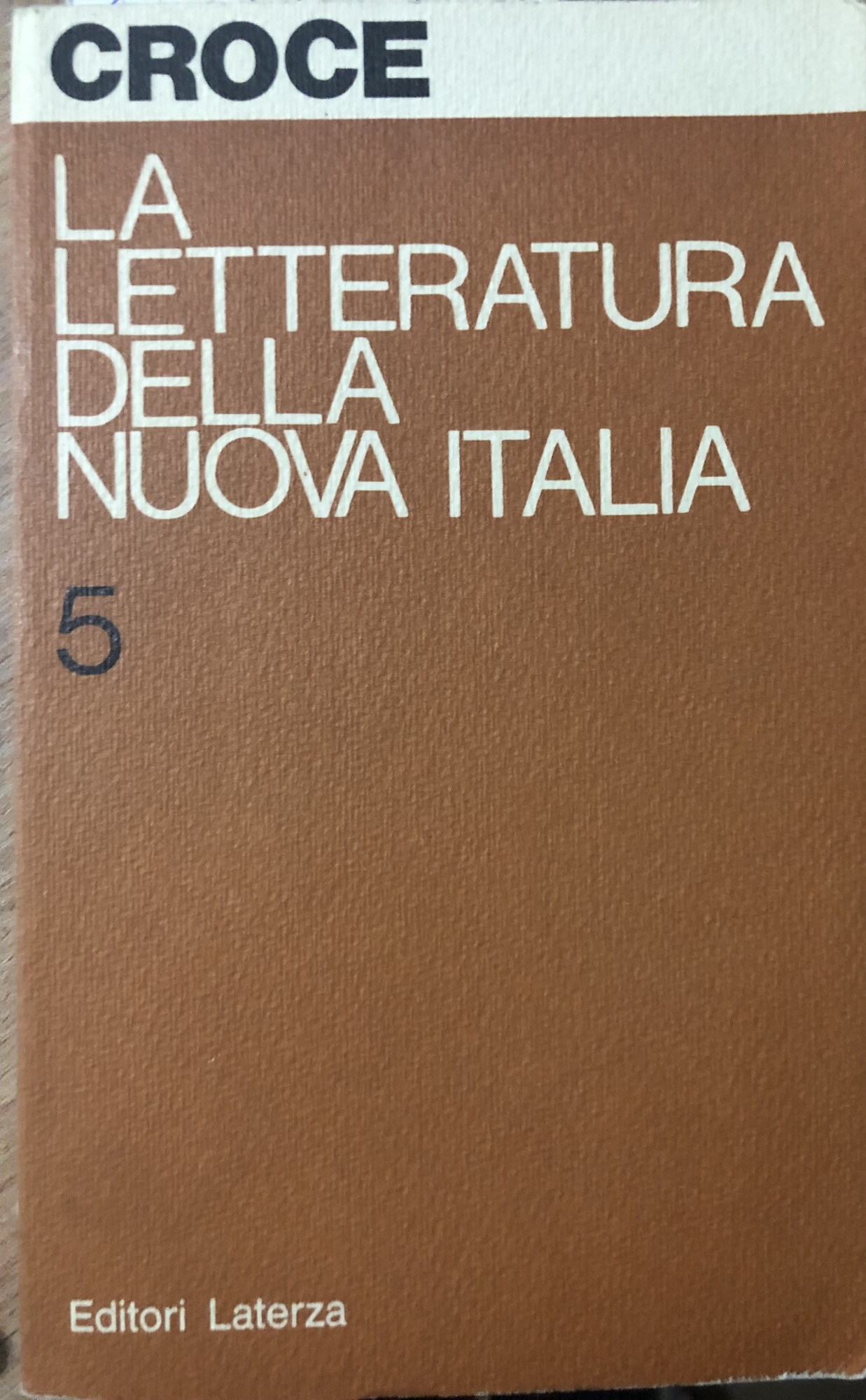 La letteratura della Nuova Italia. Volume V