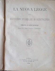 La nuova legge sulle istituzioni pubbliche di beneficenza