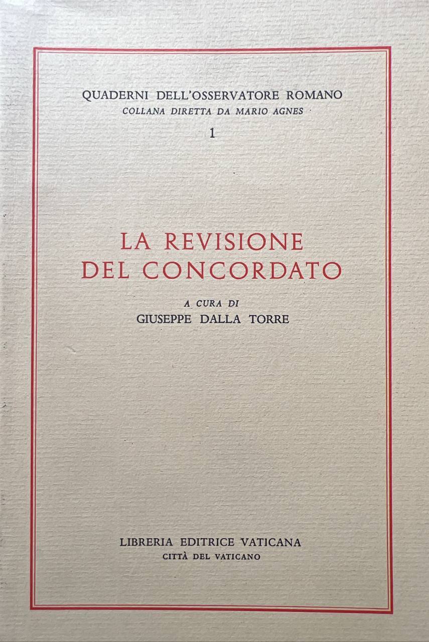 La revisione del concordato