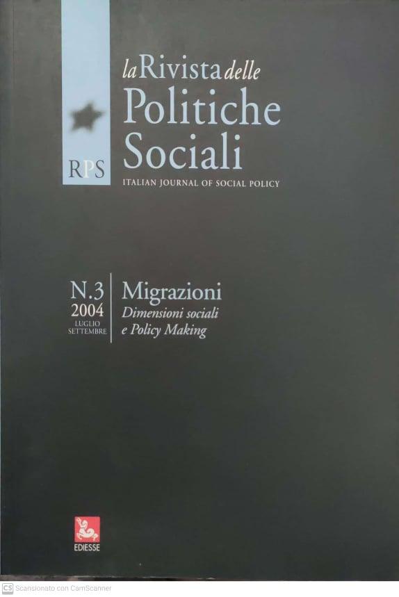 La rivista delle politiche sociali. Migrazioni, dimensioni sociali e Policy …