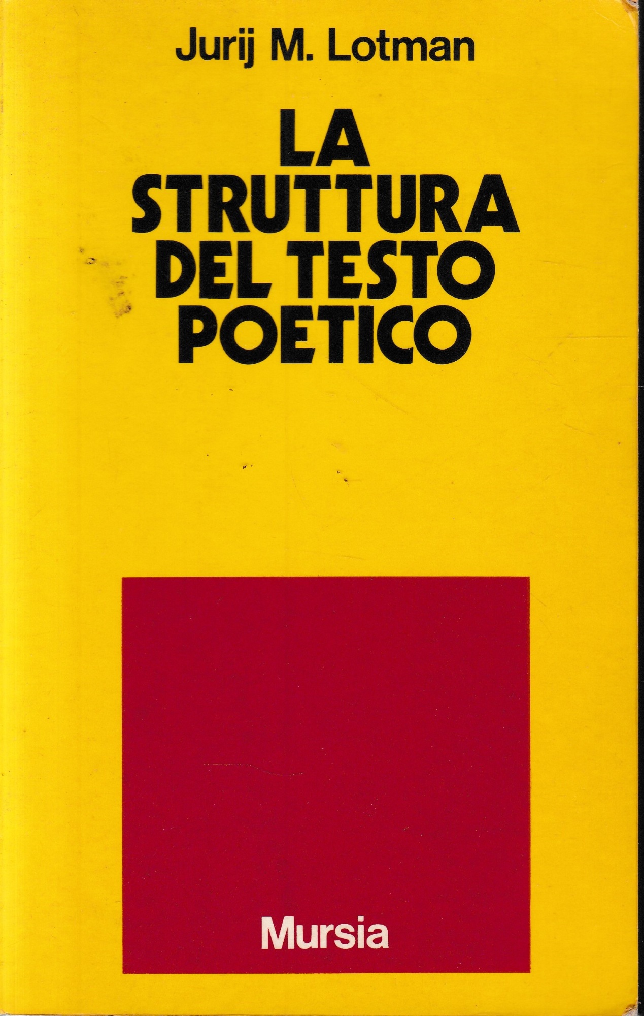 La struttura del testo poetico