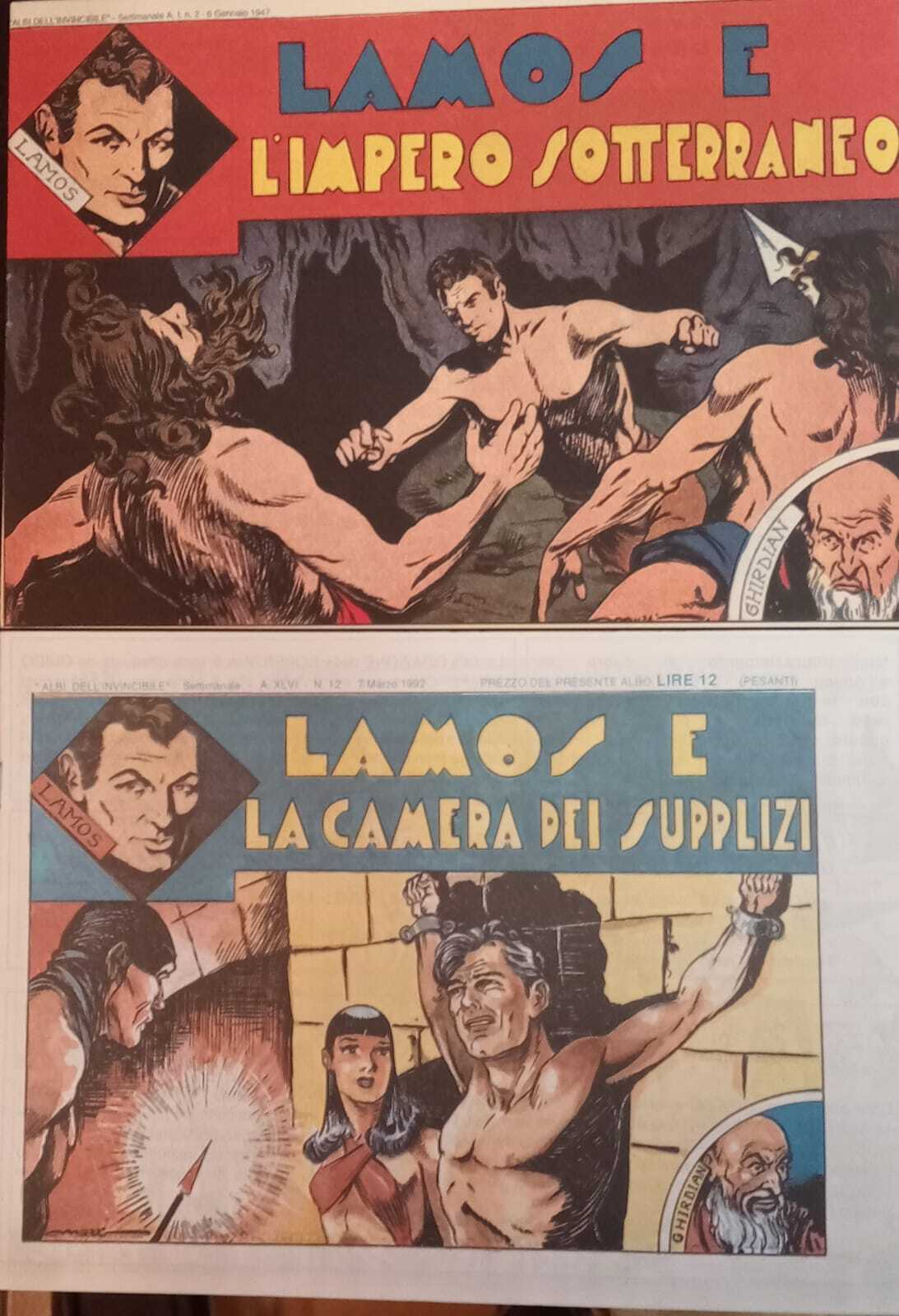 Lamos. Albi nn. 2,4,6,8,10 e 12. Ristampa anastatica.