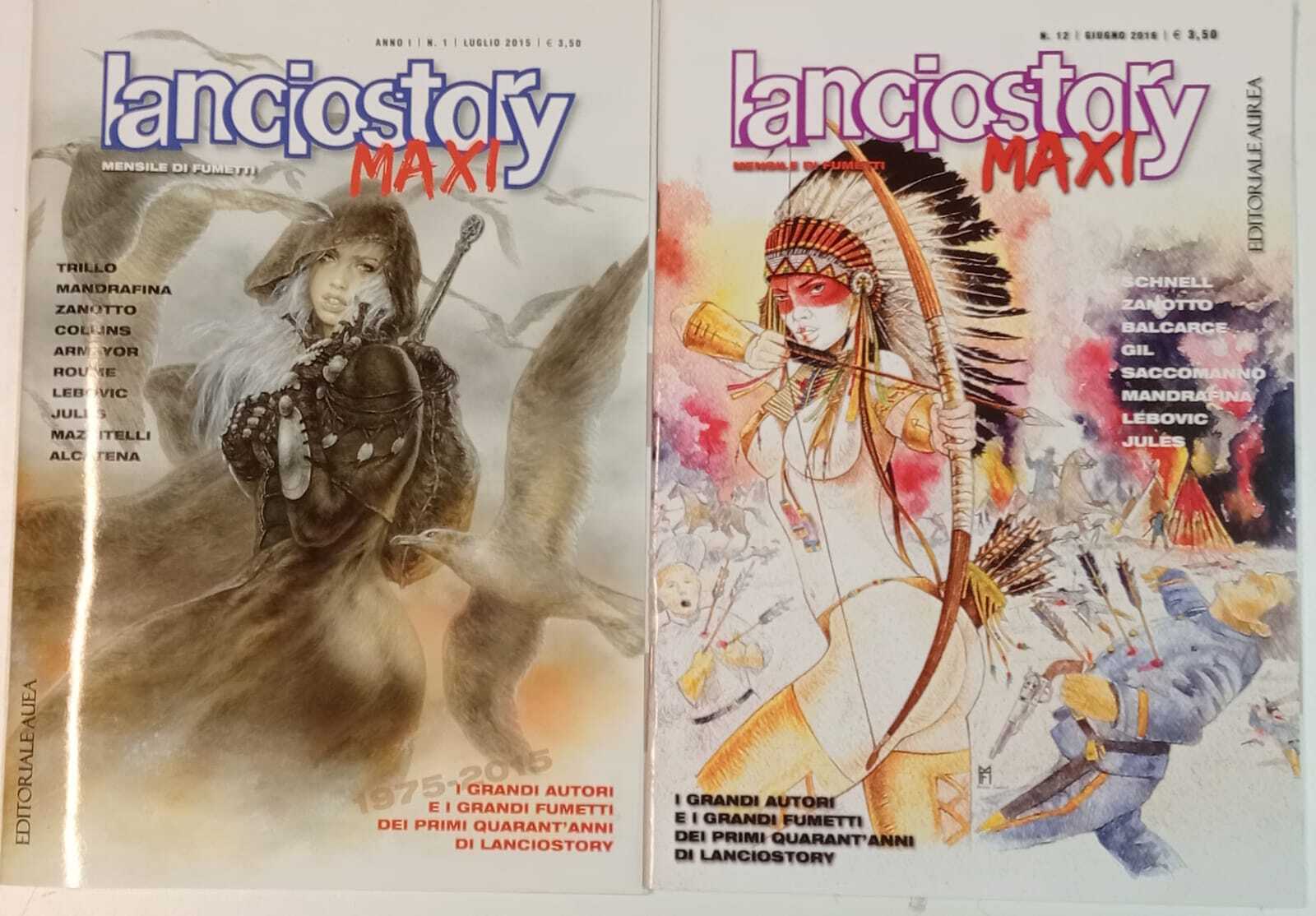 Lanciostory maxi. Serie completa dl n. 1 al n. 12.