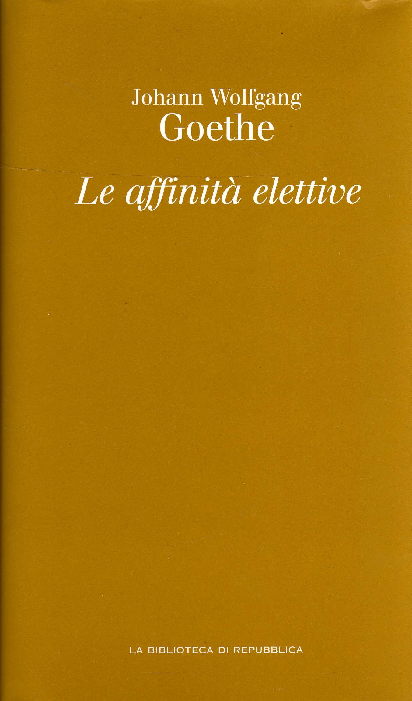 Le affinità elettive