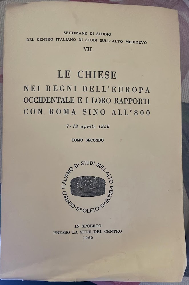 Le chiese nei regni dell'Europa occidentale e i loro rapporti …