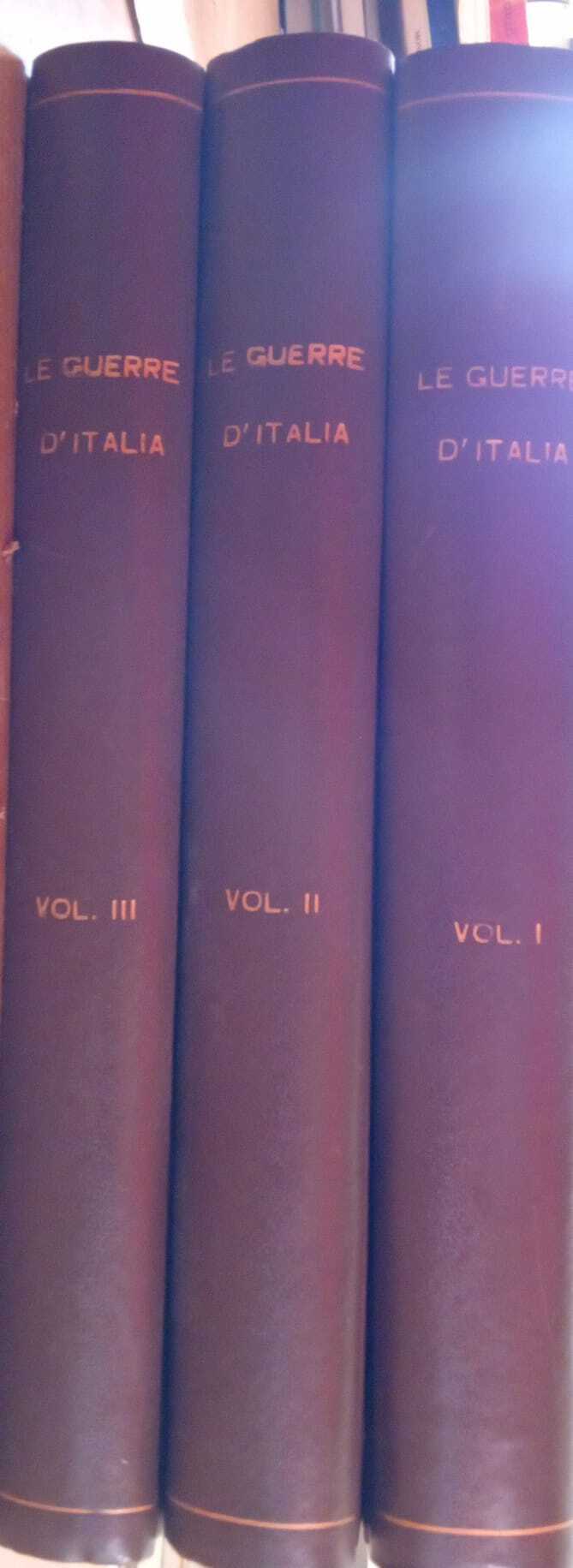 Le guerre d'Italia (3 volumi)
