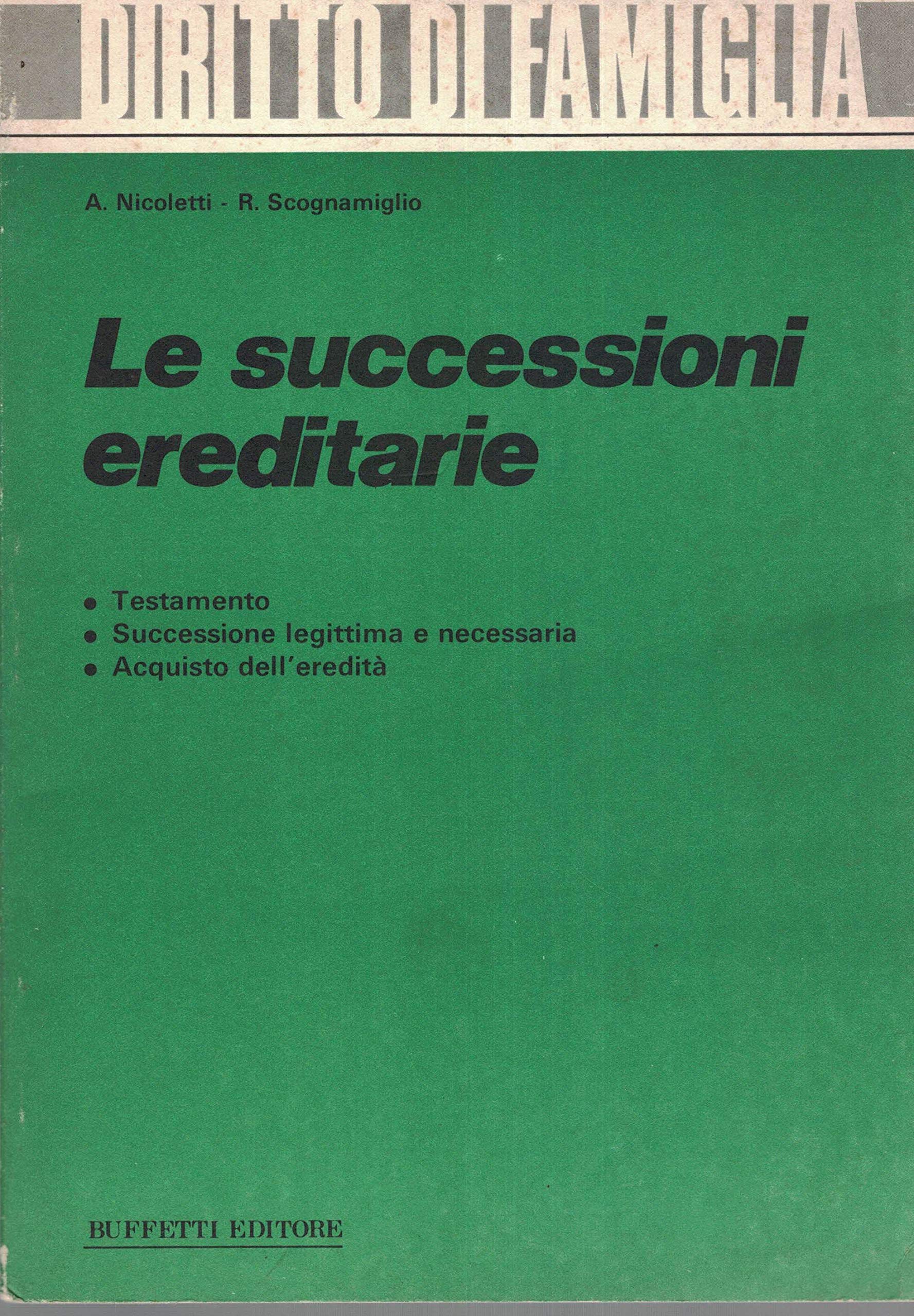 Le successioni ereditarie