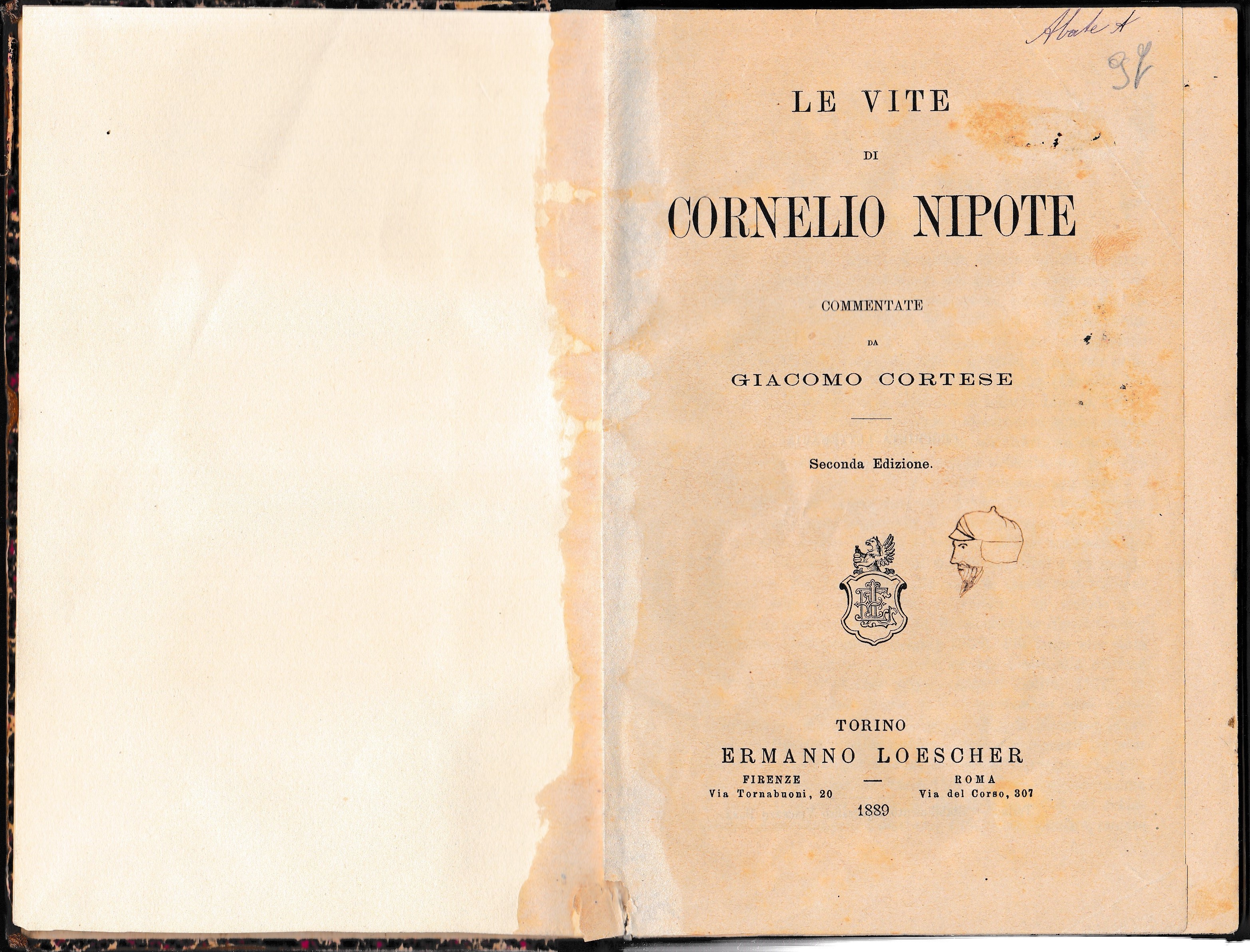 Le vite di Cornelio Nipote commentate da G. Cortese