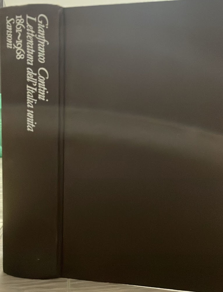 Letteratura dell'Italia unita 1861-1968