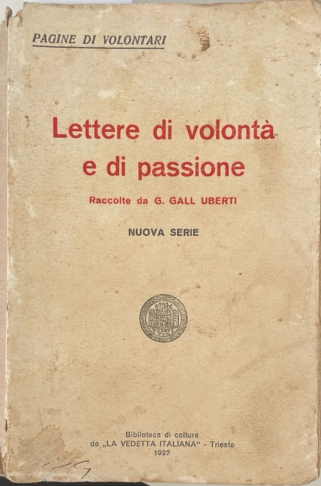 Lettere di volontà' e di passione. Nuova serie