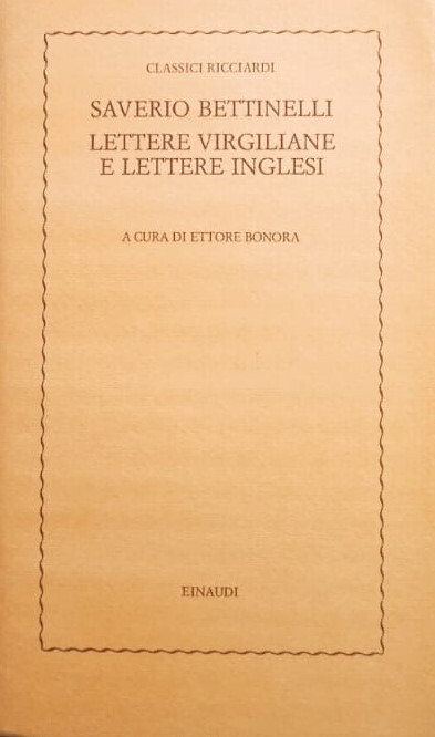 Lettere virgiliane e lettere inglesi