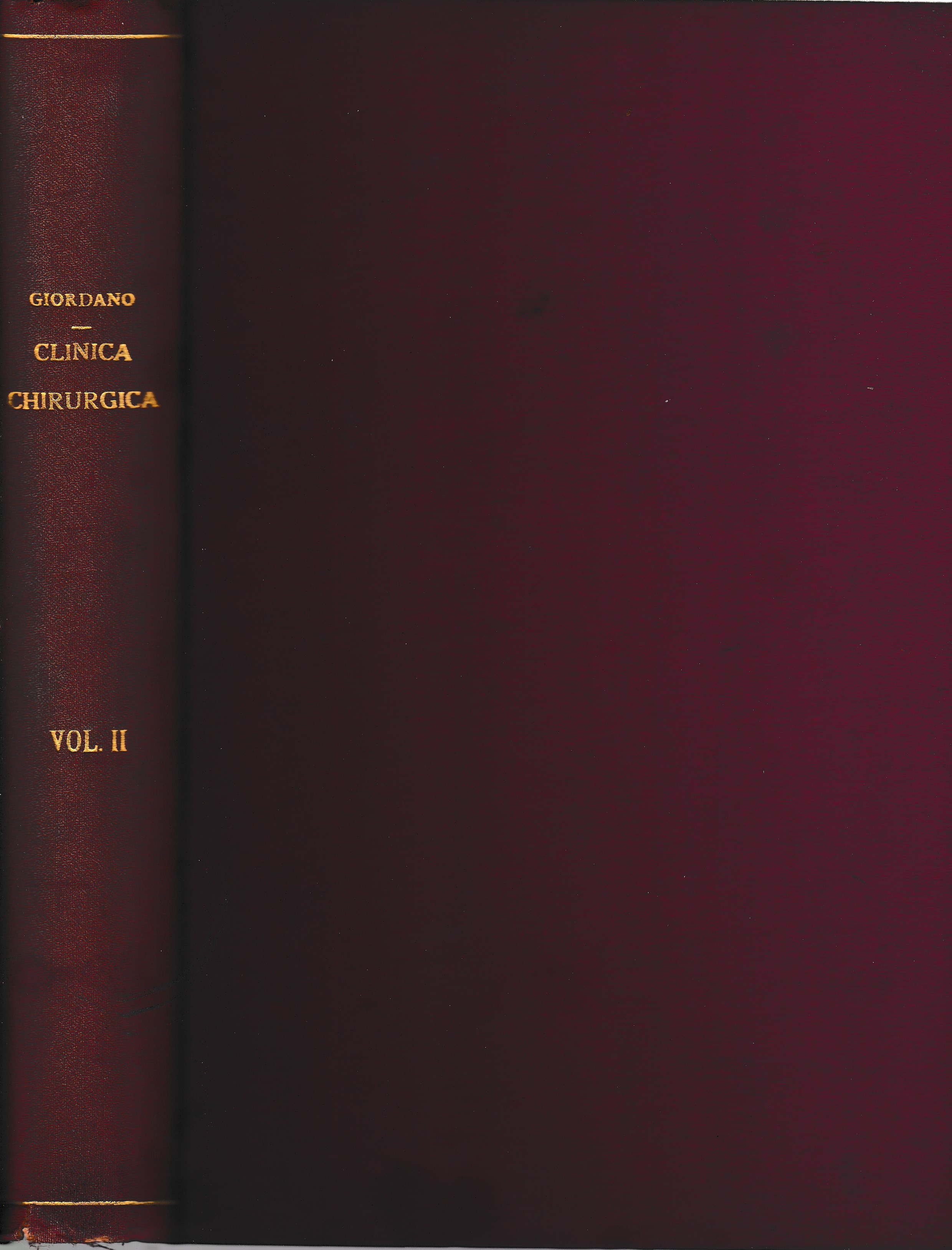 Lezioni di clinica chirurgica 2^ vol.