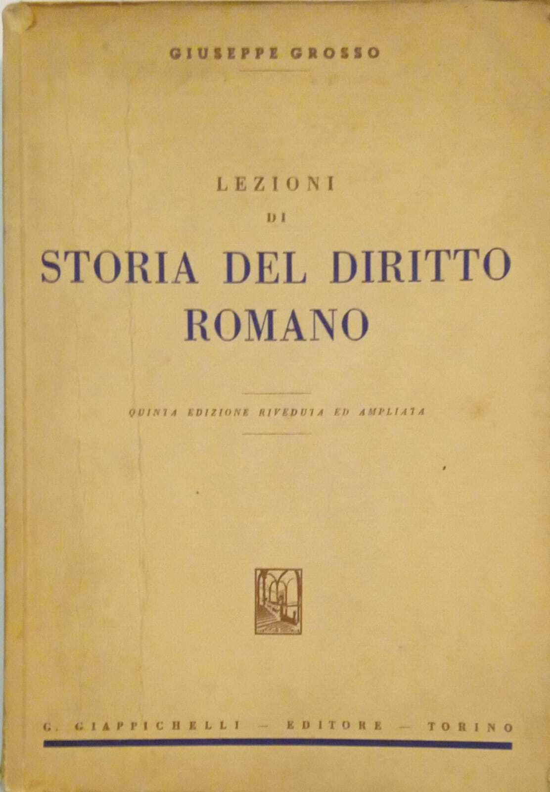 Lezioni di storia del diritto romano