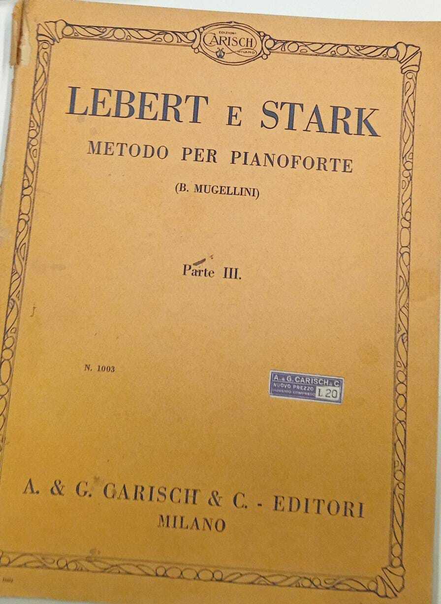 Libert e Stark metodo per pianoforte (parte III)