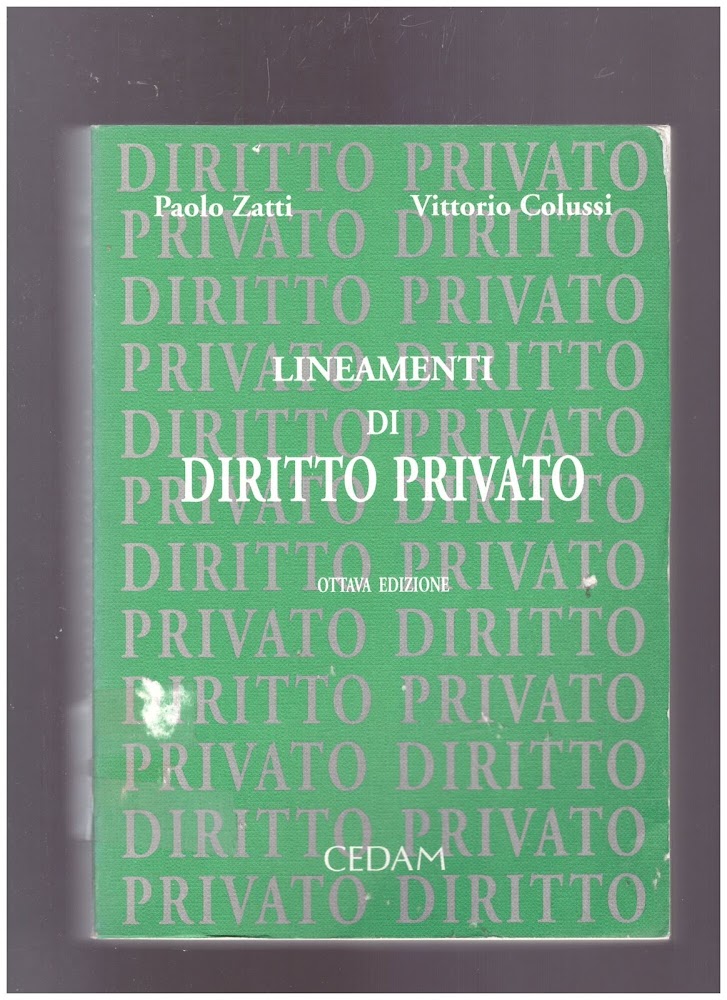 Lineamenti di diritto privato