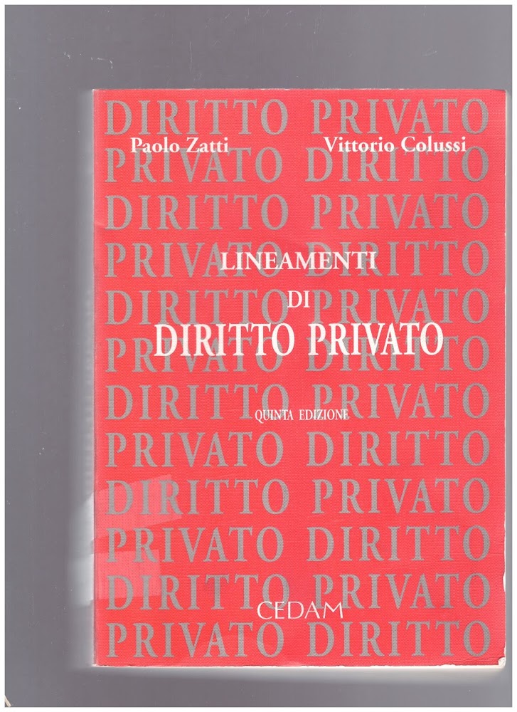 Lineamenti di diritto privato