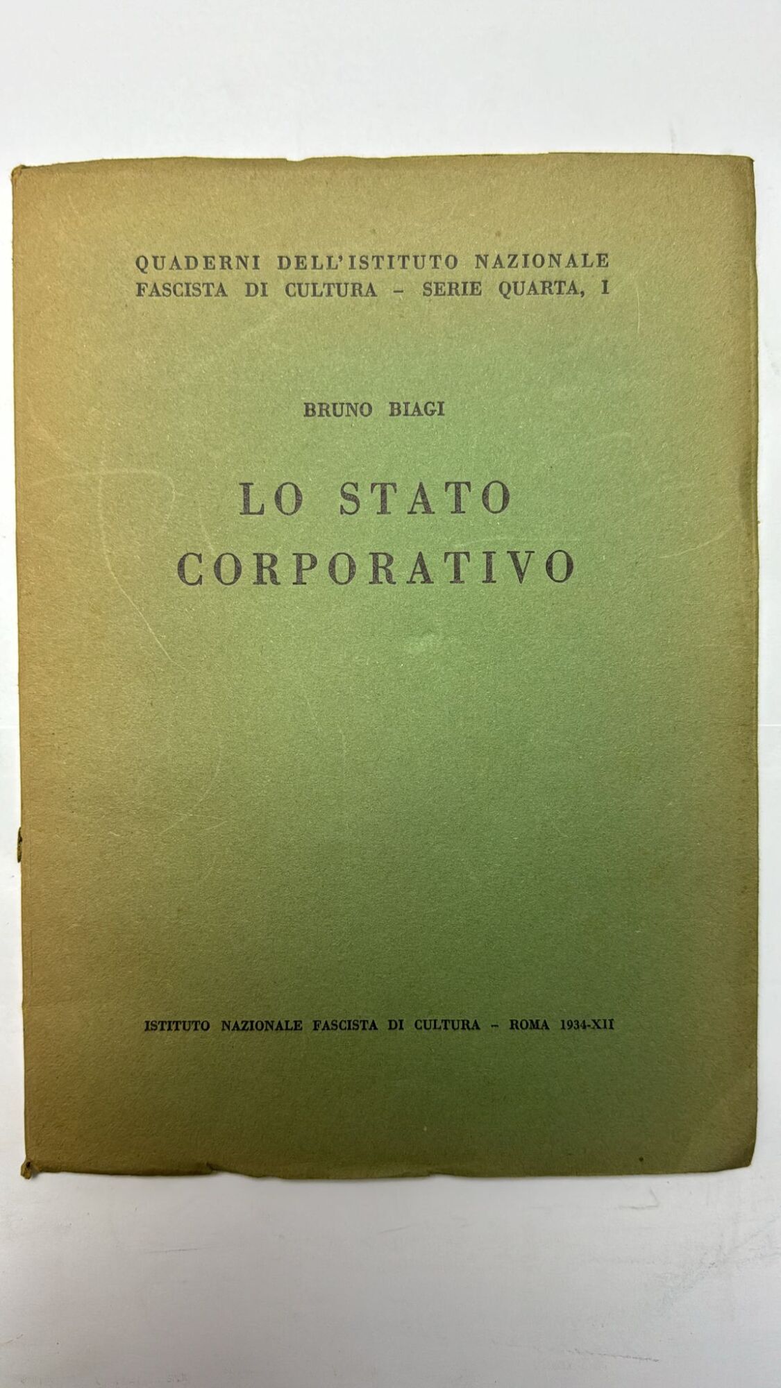 Lo stato corporativo
