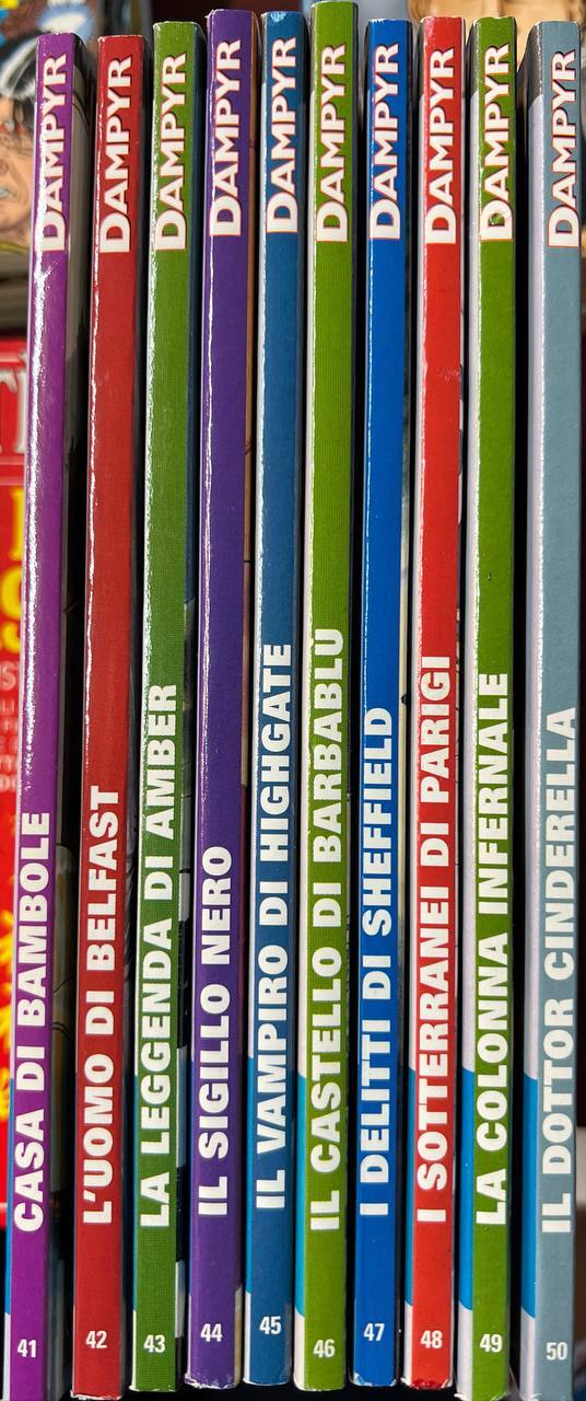 Lotto 10 fumetti Dampyr (da n^ 41 a 50).