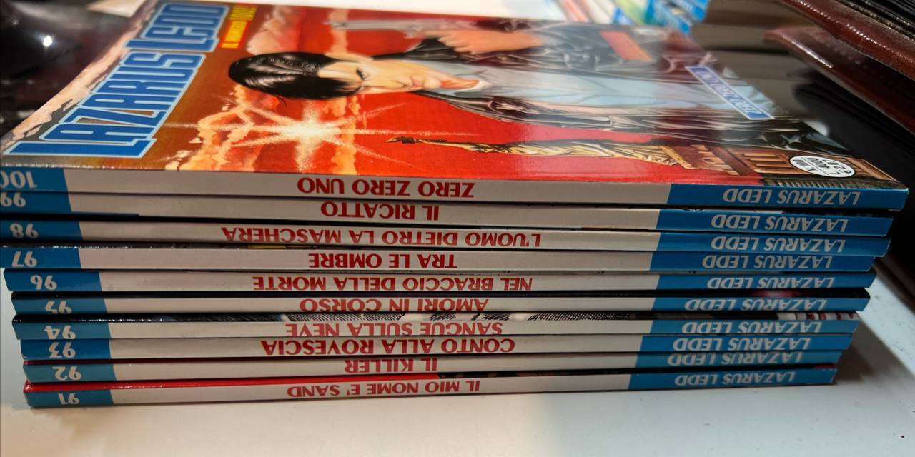 Lotto 10 fumetti Lazarus Ledd (da n^ 91 a 100).