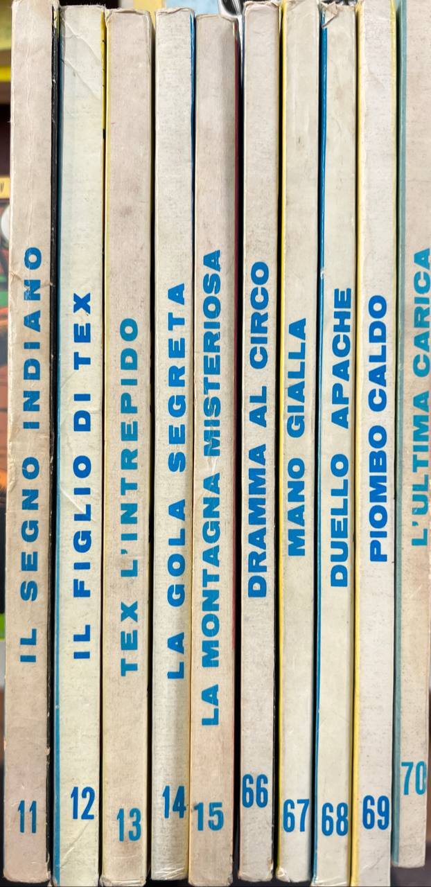 Lotto 10 fumetti Tex (da n^ 11 a 15 e …