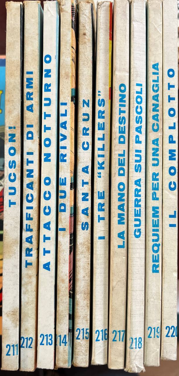 Lotto 10 fumetti Tex (da n^ 211 a 220).